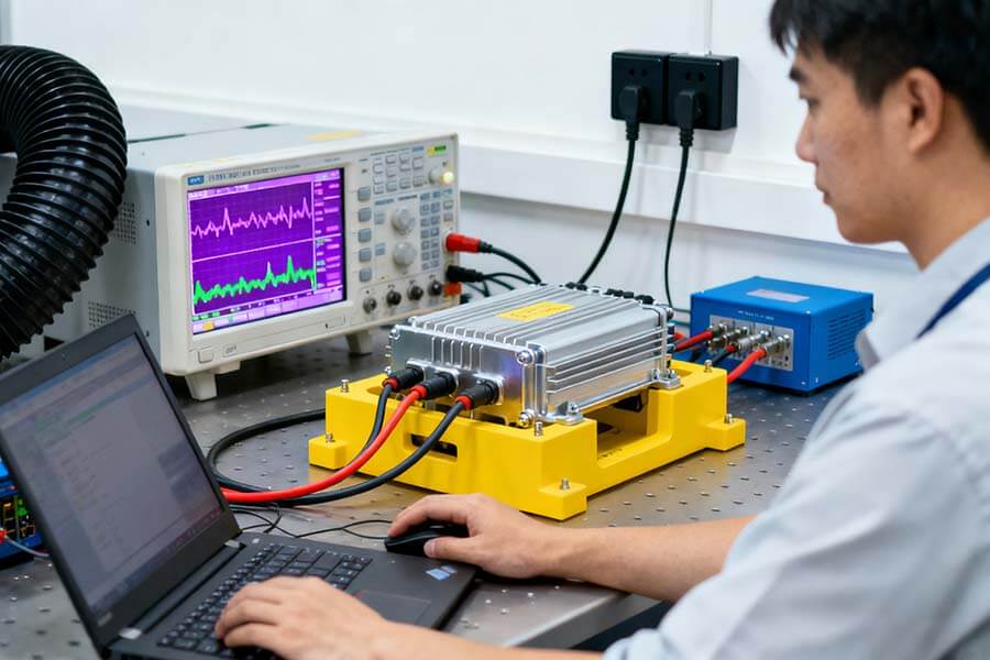 Inverter testing of NEVs
