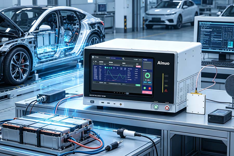 Ainuo Partial Discharging Tester for New Electric Vehicle